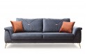 Pırlanta Blue Sofa Set