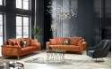 Pırlanta Orange Sofa Set