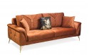 Pırlanta Orange Sofa Set