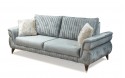 Carmen Blue Sofa Set